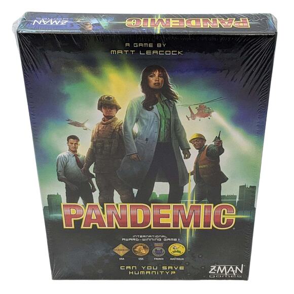 Pandemic Board Game Strategy Brand New Sealed Z Man 2013 8+ 2-4 Players - Picture 1 of 2